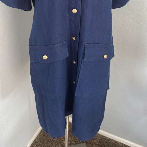 NEW JCREW dress blue size 8 NWT - Picture 2 of 3